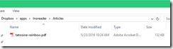 What If in Dropbox folder