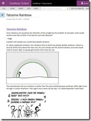 What If in OneNote top