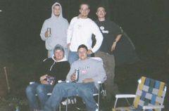 Camping in Elbe hills 2002