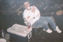 Camping in Elbe hills 2002