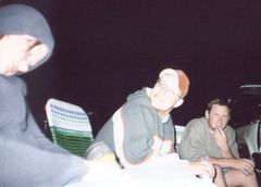 Camping in Elbe hills 2002