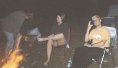 Camping in Elbe hills 2002